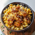 Honey Pepper Chicken Mac and Cheese