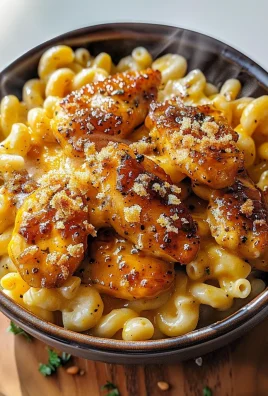 Honey Pepper Chicken Mac and Cheese