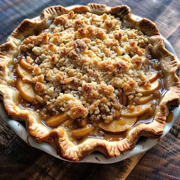 Hot Buttered Rum Apple Pie