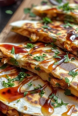 Hot Honey BBQ Chicken Quesadillas