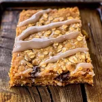 Iced Oatmeal Cookie Bars Recipe