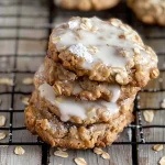 Iced oatmeal cookies - Crumbl copycat