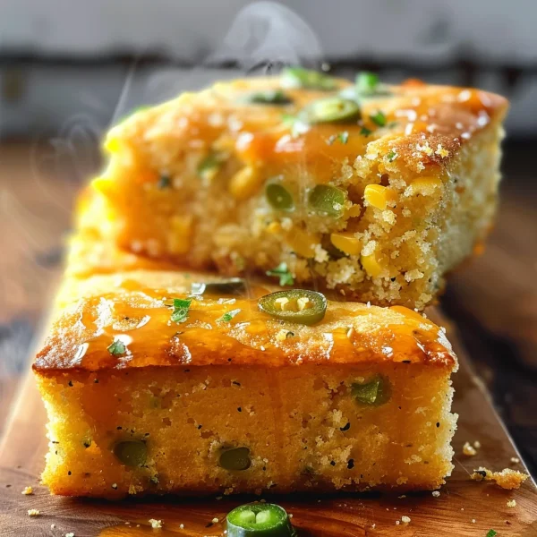 Jalapeño Cornbread with Lime Honey Glaze