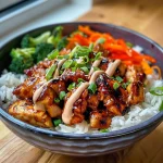 Korean BBQ Chicken Bowls with Gochujang Cream Sauce Awaits!