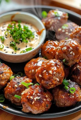 Korean BBQ Meatballs with Spicy Mayo Dip: An Incredible 7-Step Recipe