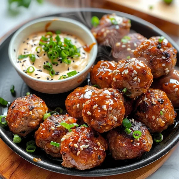 Korean BBQ Meatballs with Spicy Mayo Dip: An Incredible 7-Step Recipe