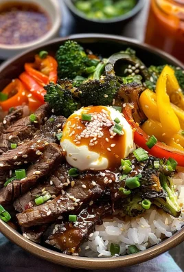 Korean BBQ Steak Rice Bowls with Spicy Cream Sauce: An Incredible Ultimate Recipe