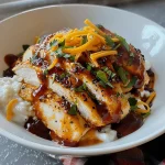 Macro Friendly BBQ Ranch Chicken Bowl with 42g of Protein