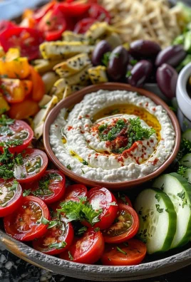 Mediterranean Mezze Tapas Platter – Easy Shareable Appetizer for Parties & Light Meals