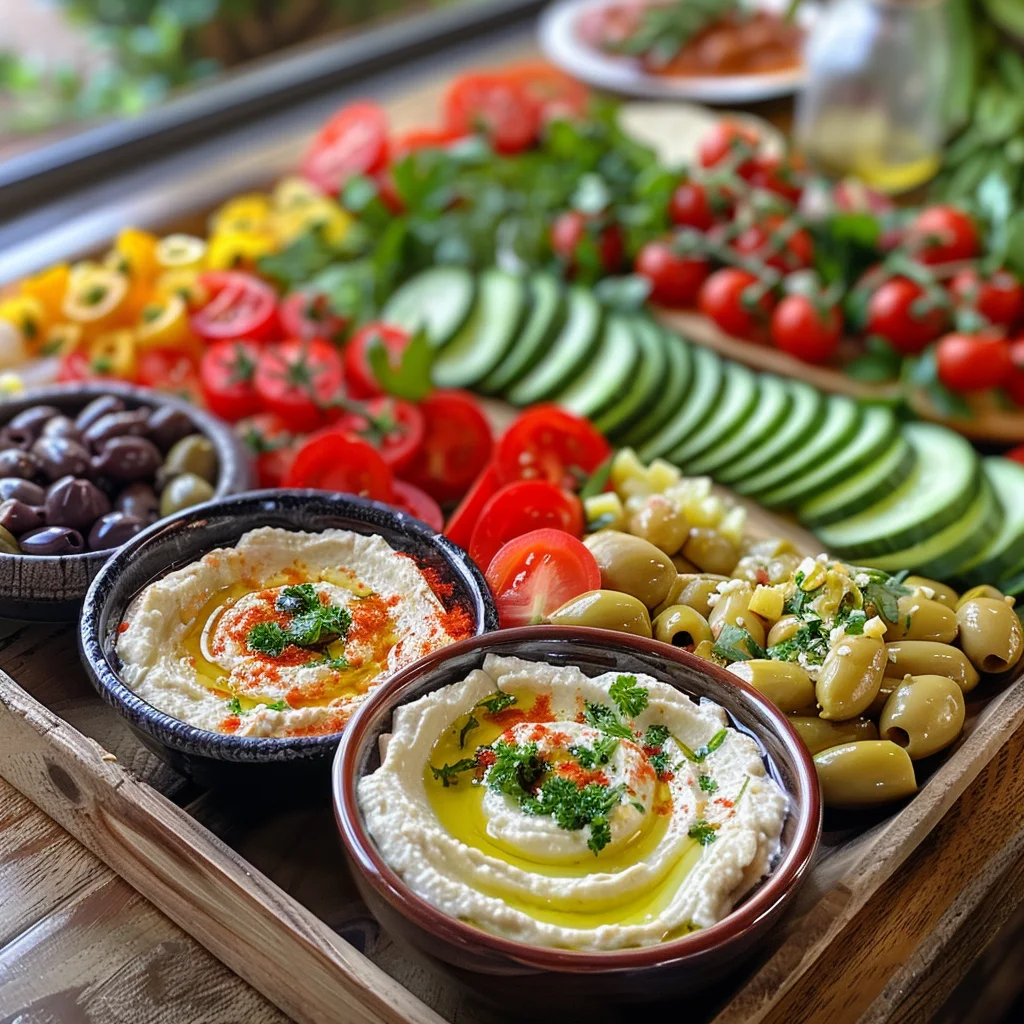 Mediterranean Mezze Tapas Platter – Easy Shareable Appetizer for Parties & Light Meals image 2