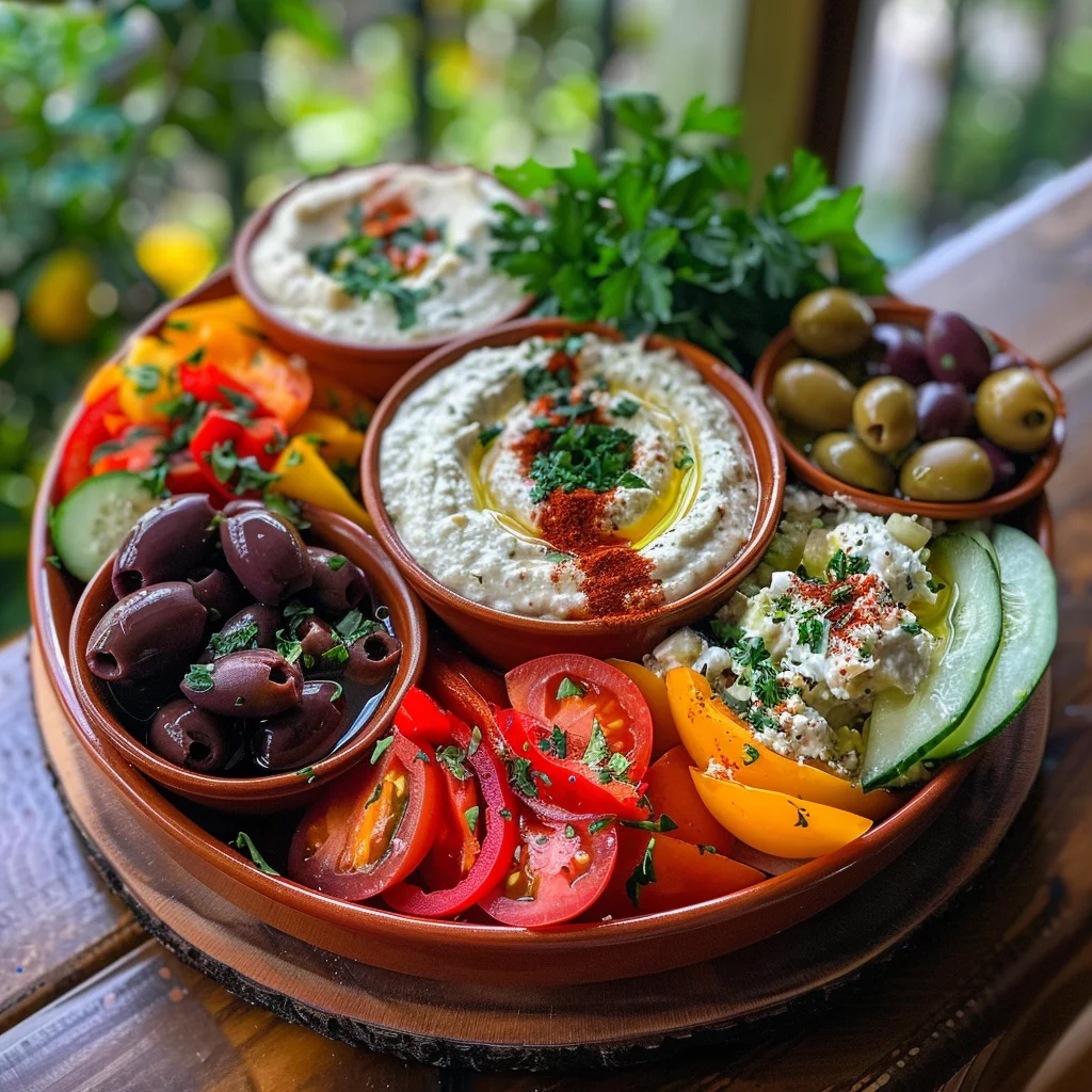 Mediterranean Mezze Tapas Platter – Easy Shareable Appetizer for Parties & Light Meals image 3