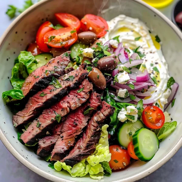 Mediterranean Steak Bowls