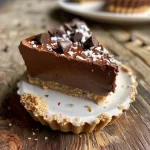 Mint Chocolate Tart (Paleo, Vegan, No Bake)