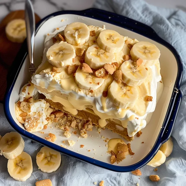 No Bake Banana Pudding
