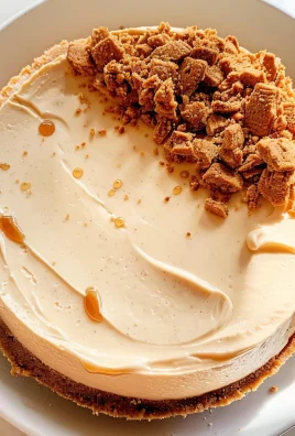 No Bake Cookie Butter Cheesecake