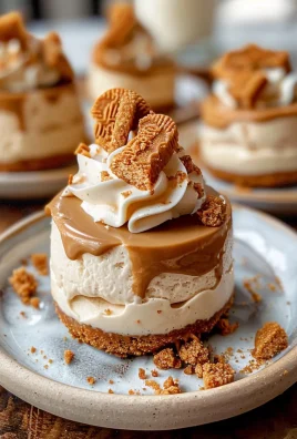 No Bake Mini Biscoff Cheesecakes