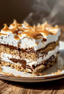 No Bake S'mores Cake