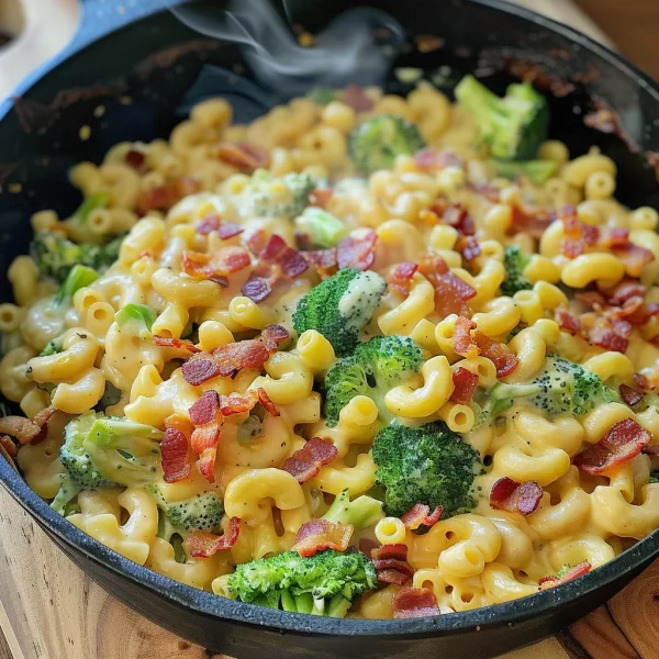 One-Pot Bacon Broccoli Mac and Cheese