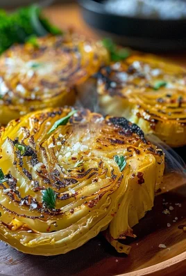 Oven Roasted Garlic Cabbage Steaks