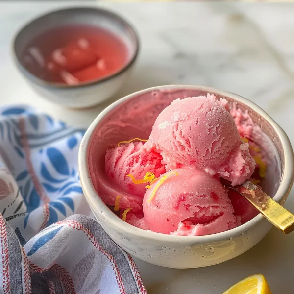 Pink Lemonade Sorbet Recipe