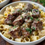Savory Steak Bites & Pasta