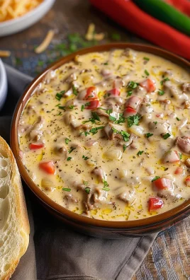 Slow Cooker Philly Cheesesteak Dip