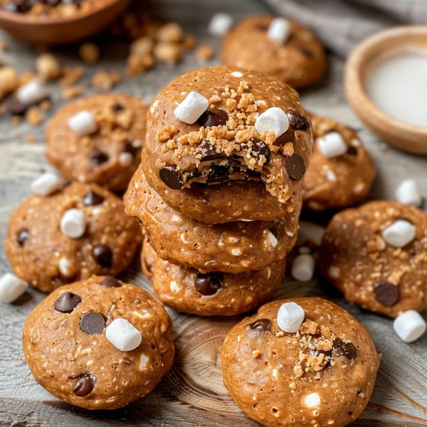 S'mores No Bake Protein Bites