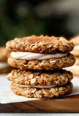 Spiced Eggnog Oatmeal Cream Pies