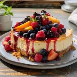 Summer Berry and Peach Cheesecake: A Refreshing Delight for Every Occasion