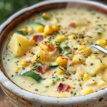 Summer Corn and Zucchini Chowder Recipe