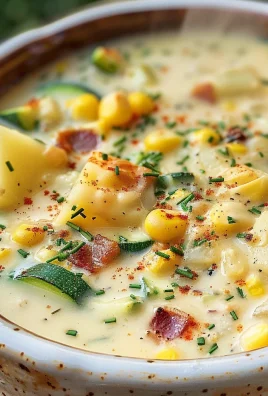 Summer Corn and Zucchini Chowder Recipe