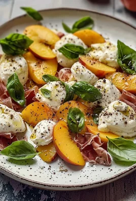 10-Minute Peach & Burrata Salad