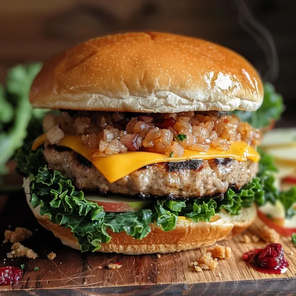 Apple Turkey Burgers