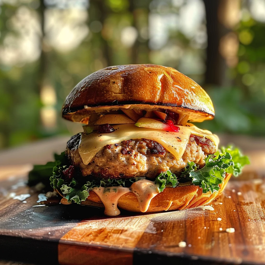 Apple Turkey Burgers image 4