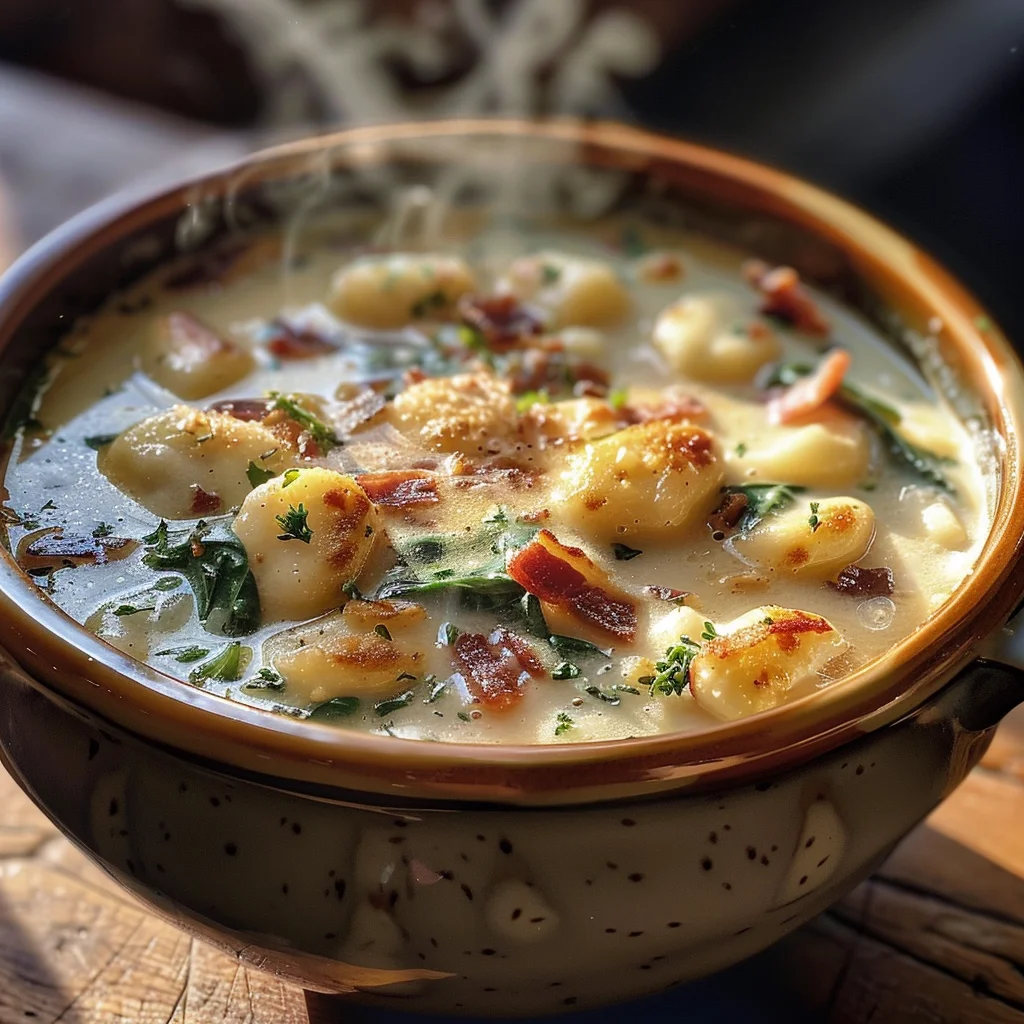 Bacon Cheddar Gnocchi Soup image 4