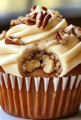Banana Cinnamon Pecan Cupcakes with Cream Cheese Frosting