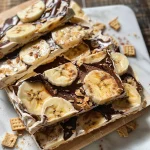 Banana & Nutella Frozen Yogurt Bark