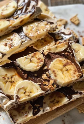 Banana & Nutella Frozen Yogurt Bark