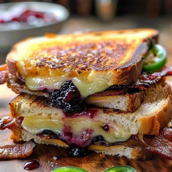 Blackberry Bacon Grilled Cheese