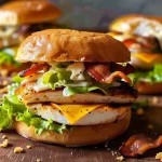 Blackened Chicken Bacon Ranch Sandwiches Recipe
