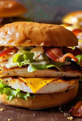 Blackened Chicken Bacon Ranch Sandwiches Recipe