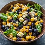 Blueberry Corn Feta Salad