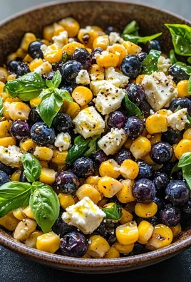 Blueberry Corn Feta Salad