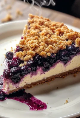 Blueberry Crumble Cheesecake