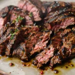 Charred and Juicy Marinated Skirt Steak
