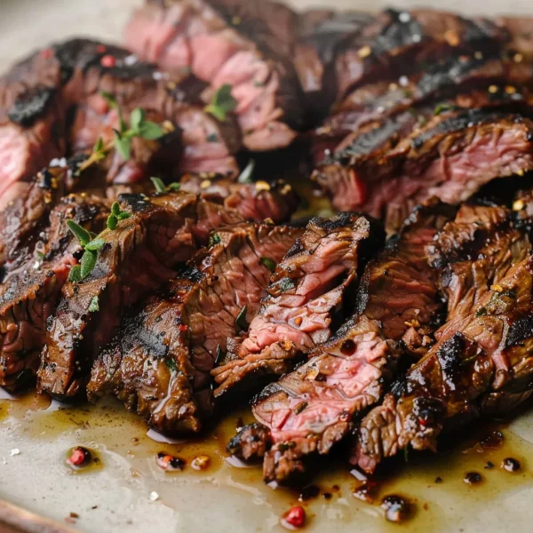 Charred and Juicy Marinated Skirt Steak