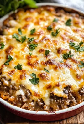 Cheesy Hamburger Rice Casserole