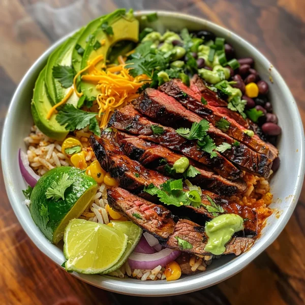 Cilantro Lime Steak Bowls