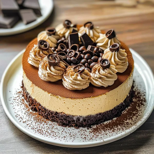 Coffee Brownie Cheesecake