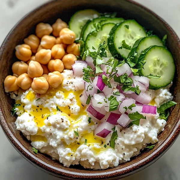 Cottage Cheese and Chickpea Salad: A Refreshing and Protein-Packed Delight